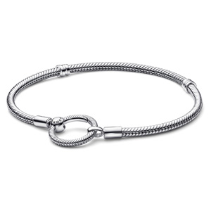Snake Chain Bracelet with O Closure