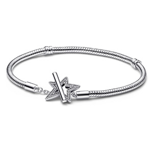 Asymmetric Star T-Bar Bracelet