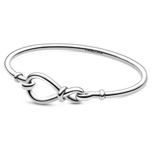 Infinity Knot Bangle Bracelet