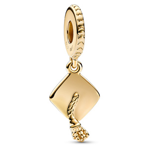 Gold Graduation Cap Dangle