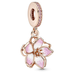 Rose Cherry Blossom Dangle