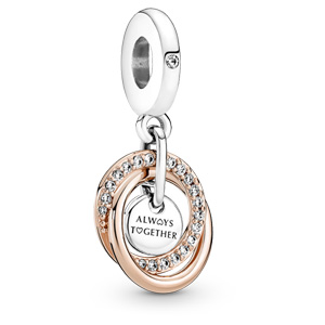 Rose Family Always Encircled Dangle