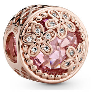 Pandora Rose ™ Sparkling Pink Daisy Flower Charm
