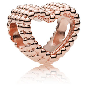 Pandora Rose ™ Beaded Heart Charm