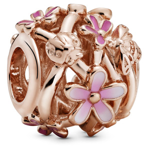 Pandora Rose ™ Openwork Pink Daisy Flower Charm