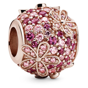 Pandora Rose ™ Pink Pave Daisy Flower Charm