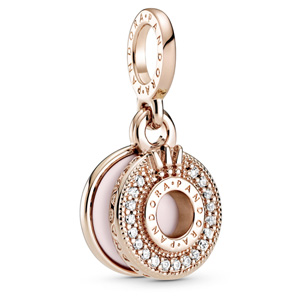 Pandora Rose Sparkling O Crown Dangle