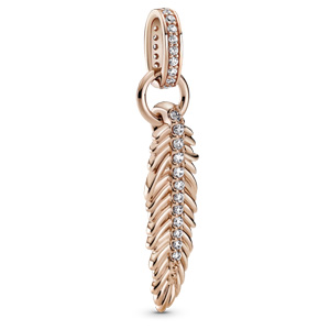 Sparkling Feather Dangle
