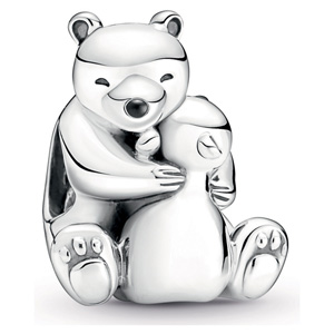 Hugging Polar Bears Charm