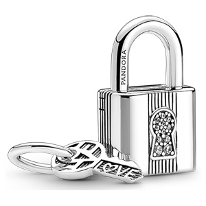 Padlock and Key Dangle