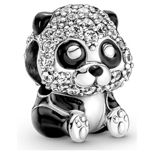 Sparkling Cute Panda Charm