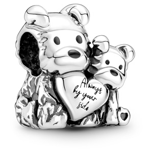 Mother and Puppy Love Charm