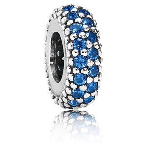 Inspiration Within Spacer with Blue Crystal
