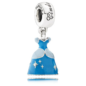 Disney Cinderella's Azure Blue Dress Dangle