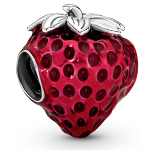 Seeded Strawberry Fruit Charm