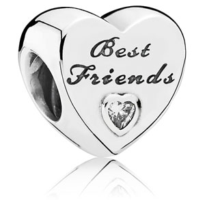 Friendship Heart Charm