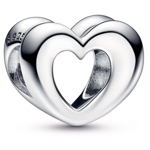 Radiant Open Heart Charm