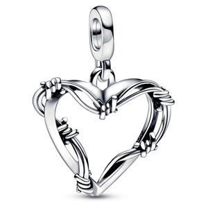 Pandora ME Wire Heart Medallion