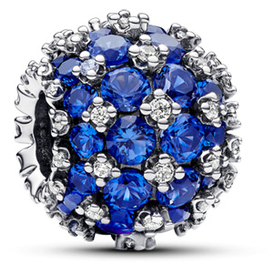 Sparkling Round Blue Charm