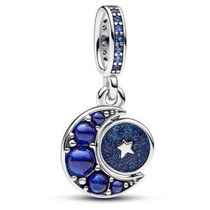Sparkling Moon Spinning Dangle