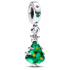 Sparkling Christmas Tree Dangle Charm