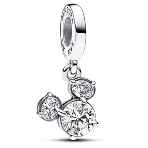 Disney Mickey Mouse Sparkling Silhouette Dangle