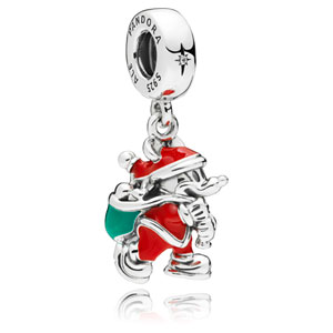 Disney Santa Mickey with Gift Bag Dangle