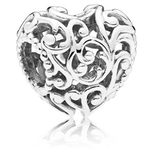 Regal Heart Charm