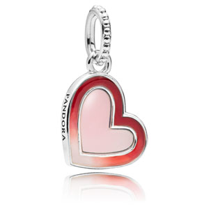 Asymmetric Heart of Love Charm