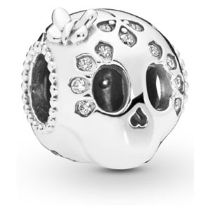 Sparkling Skull Charm