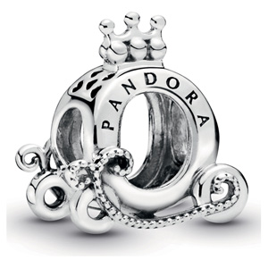 Polished Crown O Carriage Charm