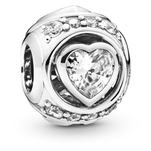Elevated Heart Charm