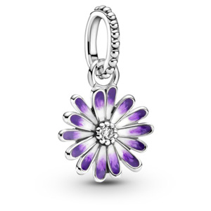 Purple Daisy Flower Dangle