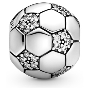 Sparkling Soccer Ball Charm