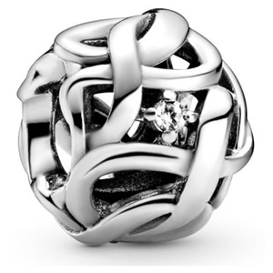 Woven Infinity Charm