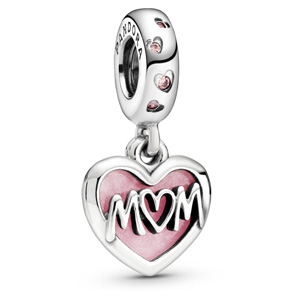 Mom Script Heart Dangle