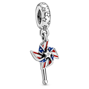 American Pinwheel Dangle