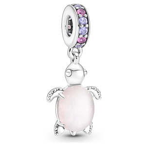 Pink Sea Turtle Dangle