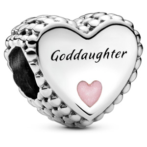 Goddaughter Heart Charm