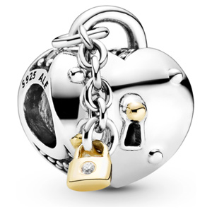 Heart and Lock Charm