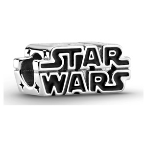 Star Wars Silver 3D Logo Charm