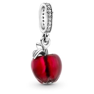 Red Apple Murano Glass Dangle