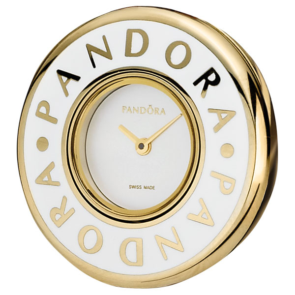 Retired PANDORA 18K Gold Embrace Watch White Face Embrace 812043LS Authorized Online
