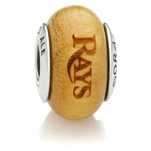 Tampa Bay Rays Engraved Wood Charm