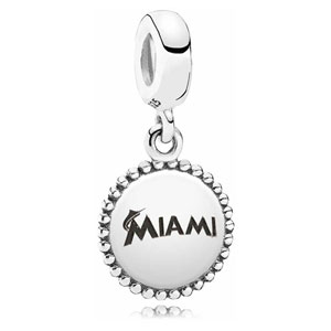 Miami Marlins MLB Logo Dangle