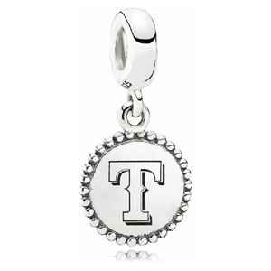 Texas Rangers MLB Logo Dangle